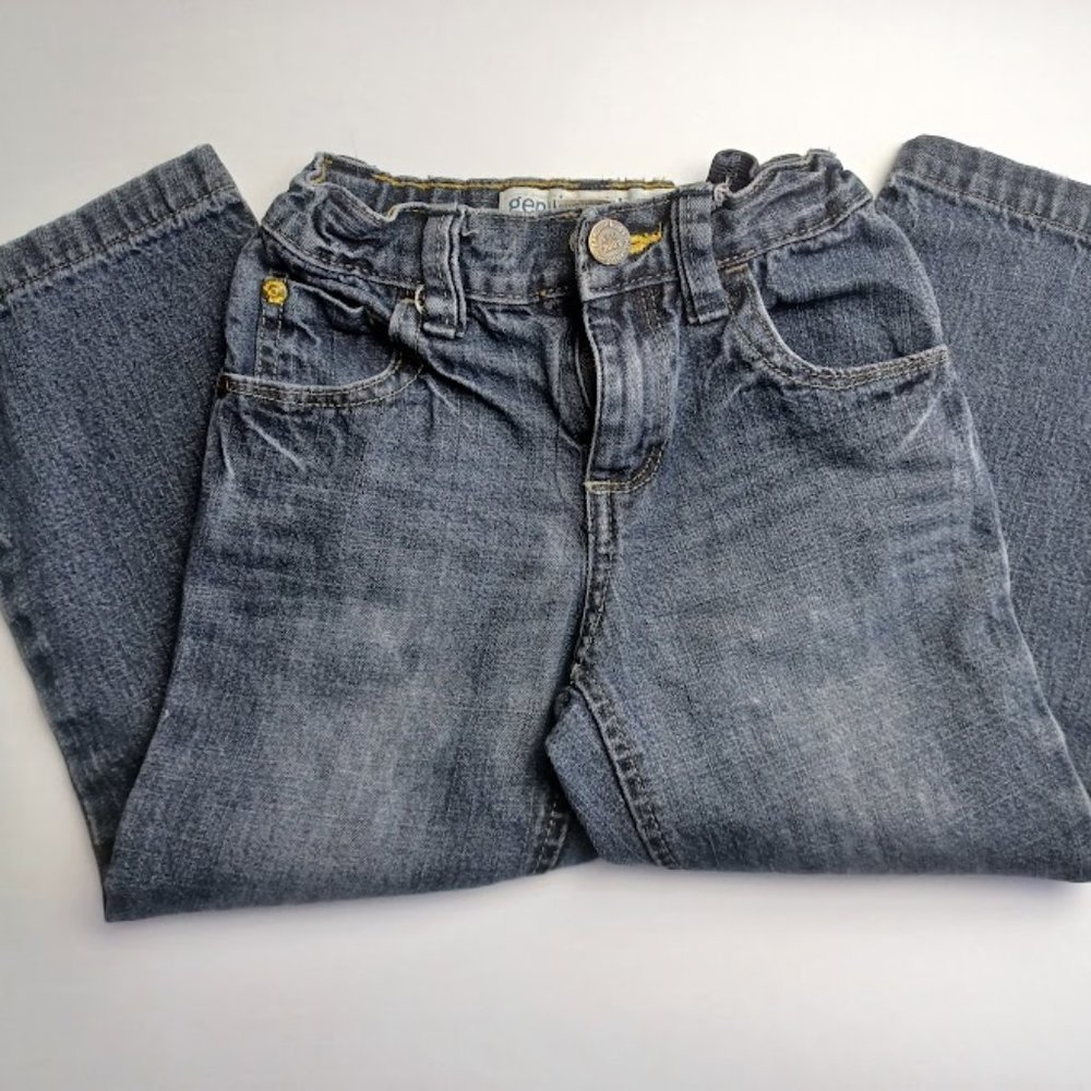 Oshkosh Genuine Kids - Boy's Size 4T - Adjustable Waist - Stonewashed Jeans